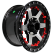 16 inch  - Lego - 6x139 - Black Machined Face