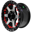 16 inch  - Lego - 6x139 - Black Machined Face