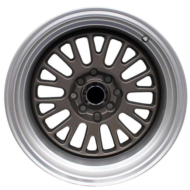 15 inch Panther - 4x100/114  Matt Bronze Machined Lip 
