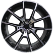 20 inch Xquisite - Forged Wheel- 5x112 - Black Machined Face 