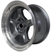 15 inch - Apex - 4X100/114 - Grey Machined Lip 
