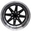 15 inch - Eleanor  - 4x100/114 - Black Machined Lip 
