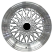 17 inch Bss - 5x100/114 - Silver Mach Lip