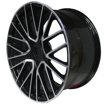 20 inch Stuttgart  5x130- Forged Wheel -N/W  Black Machined Face 8.5J/10J 