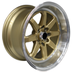 15 inch - Eleanor  - 4x100/114 - Gold Machine Lip