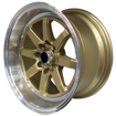15 inch - Eleanor  - 4x100/114 - Gold Machine Lip