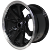 15 inch - GSHOCK - 4X100/114 - Black Machined Lip