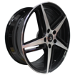 18 inch - Italia - N/W - 5x112 - Gloss Black Machine Face - 8J/9J