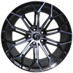 19 inch - Stag - N/W - 5x112 - Gloss Black Machine Face+ Clear Coat 8.5J/9.5J