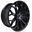 19 inch - Stag - N/W - 5x112 - Gloss Black Machine Face+ Clear Coat 8.5J/9.5J