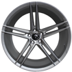 20 inch - Yeti - 5x112 -N/W- Gloss Grey - 9J/10J