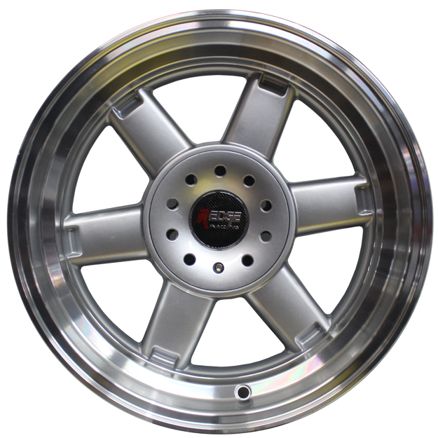 15 inch - Velos- 4X100/114 - Silver Machined Lip 