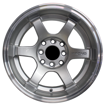 14 inch - Kromo Te37 -  Silver Machine Lip      Silver Machine Lip     8x100/114 PCD     7J | Offset:0 | CB:73.1     Fits VW Golf 1/2/3, Honda, Toyota, Nissan ect...     Sold as set
