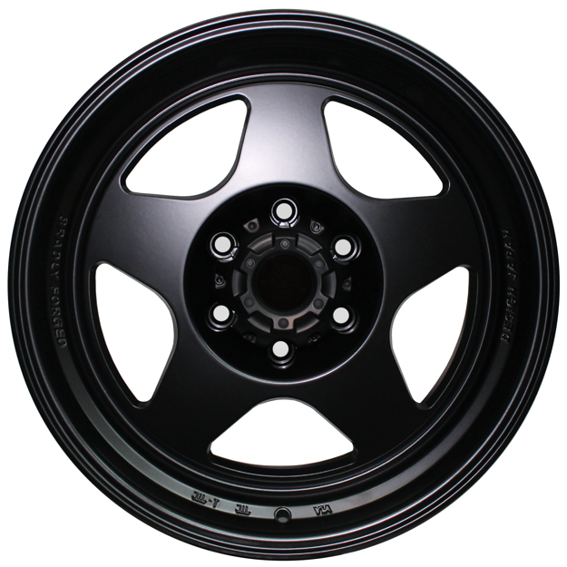 18 inch - Brady - 6x139 - Matt Black 