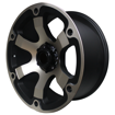 20 inch - Victor - 6x139 - Matte Black Machine Face + Bronze Clear Coating