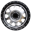 20 inch - Commodore - 6x139 - Matte Black Machined Face