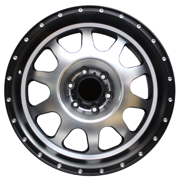 20 inch - Commodore - 6x139 - Matte Black Machined Face