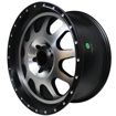 20 inch - Commodore - 6x139 - Matte Black Machined Face