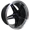 18 inch - Stanza - N/W - 5x112 - Gloss Black Machined Lip 