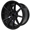 15 inch - Hector - 4X100/114 - Black Machined Face