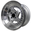 15 inch - Carera - 4X100 - Silver Machined Lip