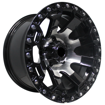 15 inch - Nairobi - 6x139 - Black Machined Face