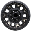 15 inch - Wrecker - 6x139 - Matte Black Machined Bronze Spokes