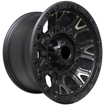 15 inch - Wrecker - 6x139 - Matte Black Machined Bronze Spokes