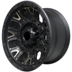 15 inch - Wrecker - 6x139 - Matte Black Machined Bronze Spokes