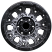 15 inch - Wrecker - 6x139 - Matte Gunmetal Black Lip