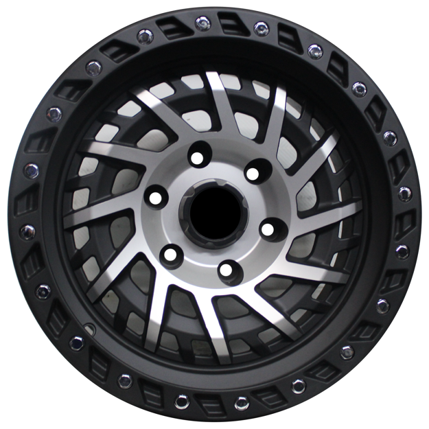 16 inch - Serengeti - 6x139 -Matte Black Machined Face