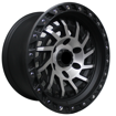 16 inch - Serengeti - 6x139 -Matte Black Machined Face