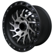 16 inch - Serengeti - 6x139 -Matte Black Machined Face