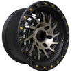 16 inch - Serengeti - 6x139 -Matte Black Machined Bronze Face
