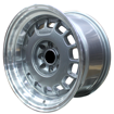 15 inch Motorsport - 4x100/114 - Light Gunmetal Machine Lip 