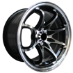 14 inch - Viper - 4x100/108 - Black Machine Face