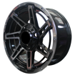 17 inch - Liberator - 6x139 - Black Machine Face