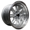 15 inch - Mini Lite Reps - 4X100/114 - Silver Machined Lip 