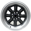 15 inch - Mini Lite Reps - 4X100/114 - Matte Black Machined Lip 