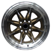 15 inch - Mini Lite Pro Reps - 4X100/114 - Bronze Machined Lip 