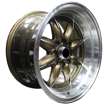 15 inch - Mini Lite Pro Reps - 4X100/114 - Bronze Machined Lip 