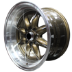 15 inch - Mini Lite Pro Reps - 4X100/114 - Bronze Machined Lip 
