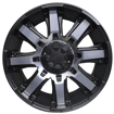 20 inch Mamba - 6x139 - Satin Black w/ Black Lip Clear Coating