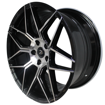 19 Inch - Topanga - N/W - 5x112 - Gloss Black Machine Face 8.5J/9.5J 
