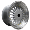 15 inch - Berlin - 4X100/114 - Silver Machined Lip Silver Rivets 