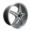 19 inch - Stanza - N/W - 5x114.3 - Silver Machined Lip