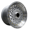 Picture of 15 Inch Santiago BSS - 8x100/114.3 - Silver Lip Gold Rivet