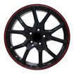 Picture of 18 Inch - Hydra - 5x114.3 - Black + Red Line