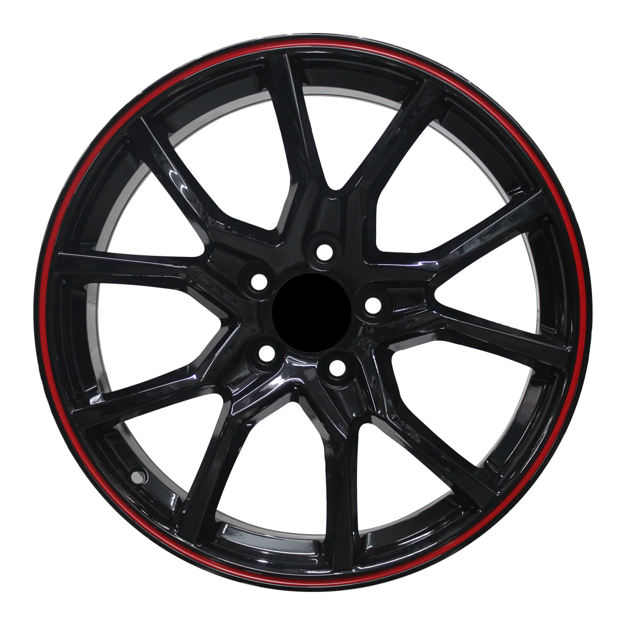 Picture of 18 Inch - Hydra - 5x114.3 - Black + Red Line