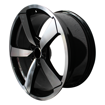 Picture of 19 Inch - Impact - 5x112 - Black Machined Face